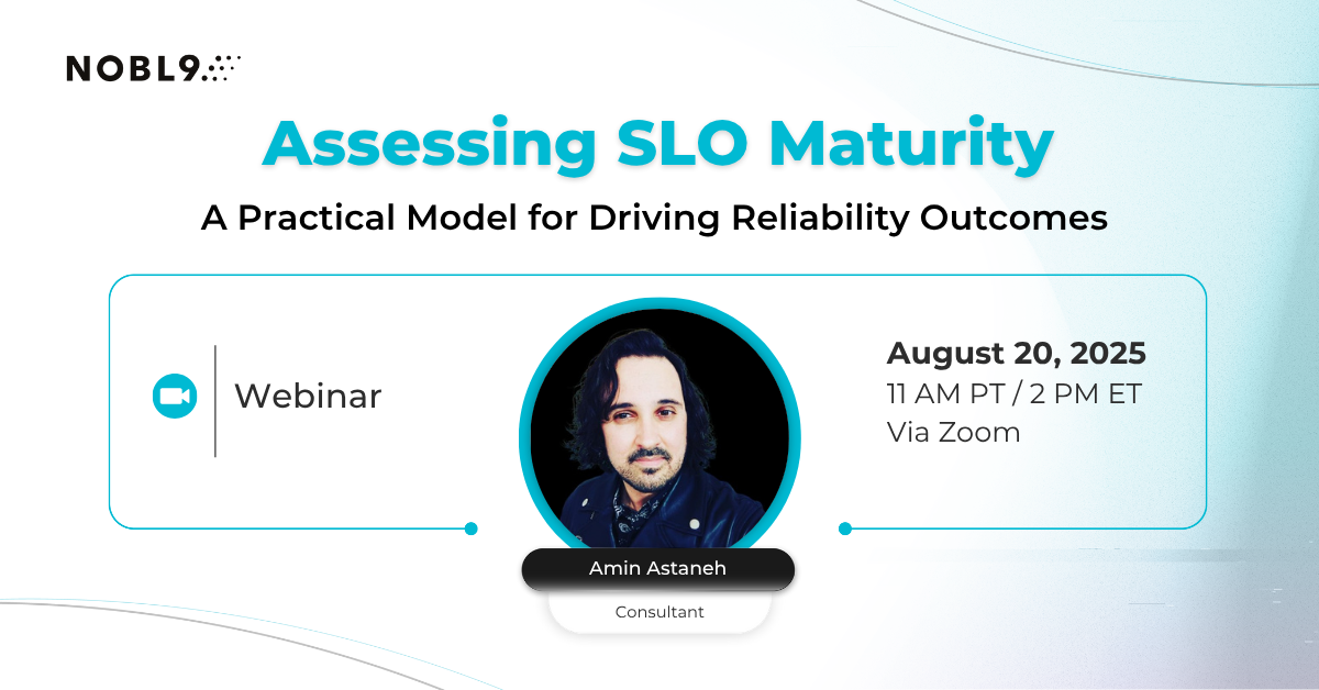 Assessing SLO Maturity webinar by Nobl9