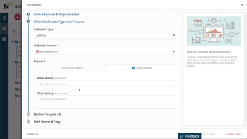 Setting up a Prometheus SLO with the Web UI nobl9