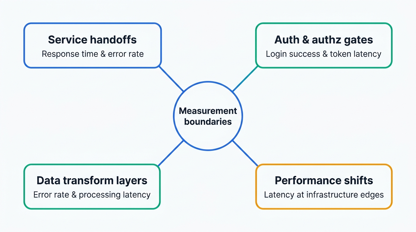 Measurement boundaries