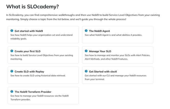 what is SLOcademy