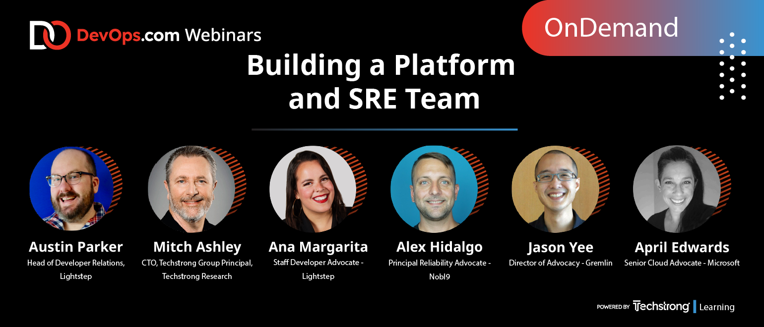 Building a Platform and SRE Team