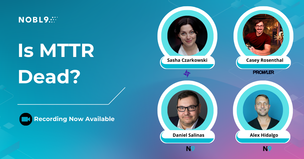 Is MTTR Dead?
